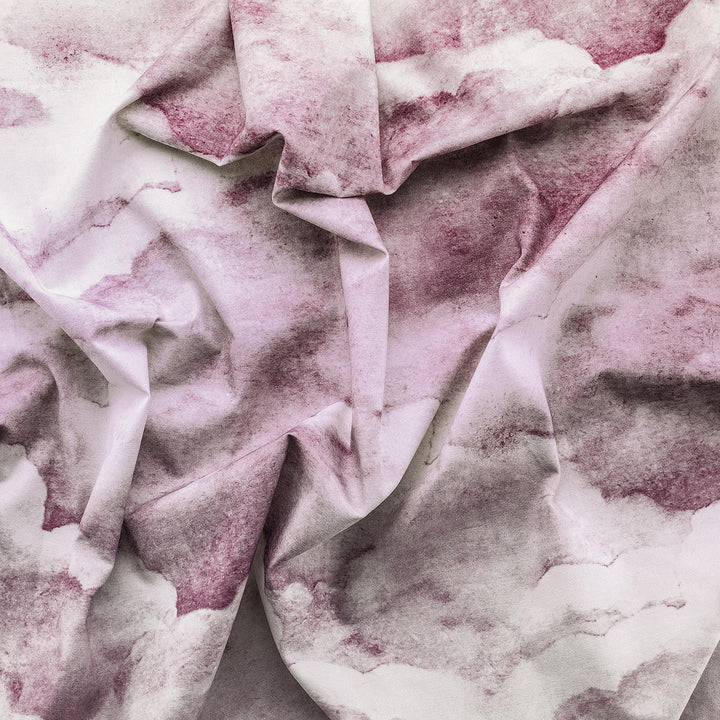 Young and Battaglia Dusty Pink Clouds Fabric