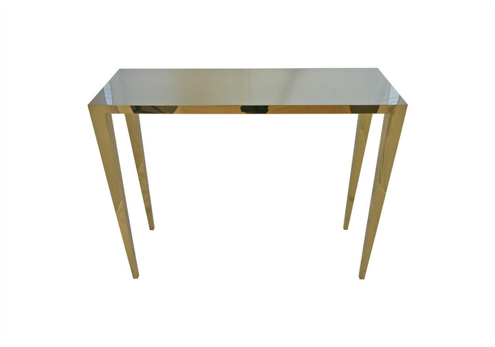 Young and Battaglia Gold console table