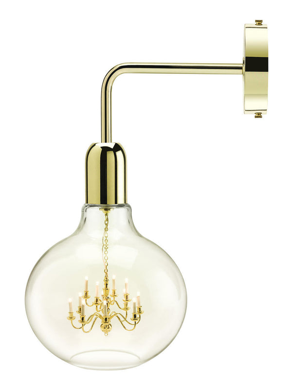 Young and Battaglia Gold King Edison Wall Lamp