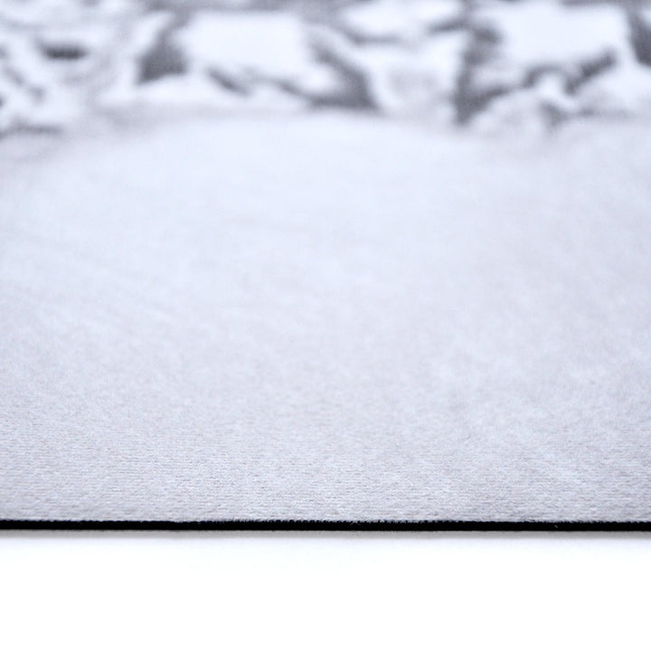 Young and Battaglia Gypsy Faux Cowhide White Rug