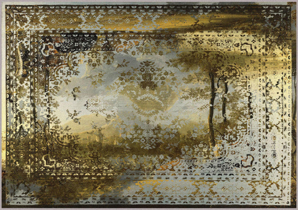Young and Battaglia Kashan Remix Landscape Rug