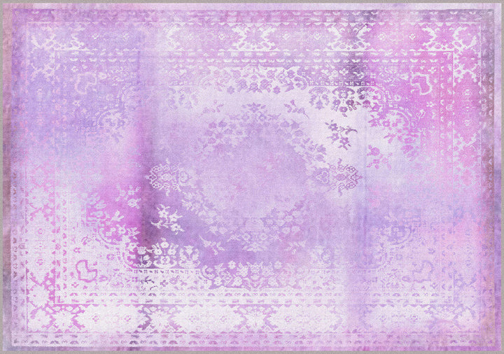 Young and Battaglia Kashan Remix Purple Rug