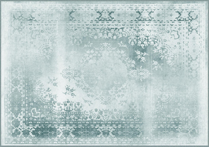 Young and Battaglia Kashan Remix White Rug