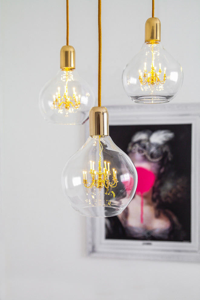 Young and Battaglia King Edison Trio Pendant Lamp