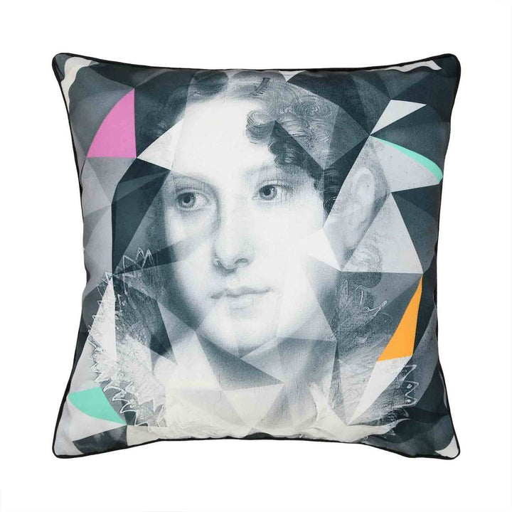 Young and Battaglia Lady Grey Cushion
