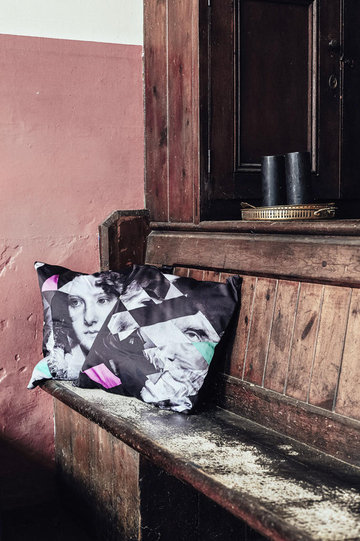 Young and Battaglia Lady Grey Cushion