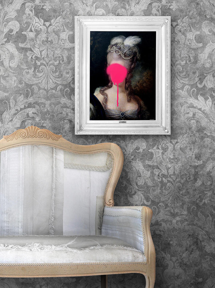 Young and Battaglia Light Urban Concrete Damask Wallpaper