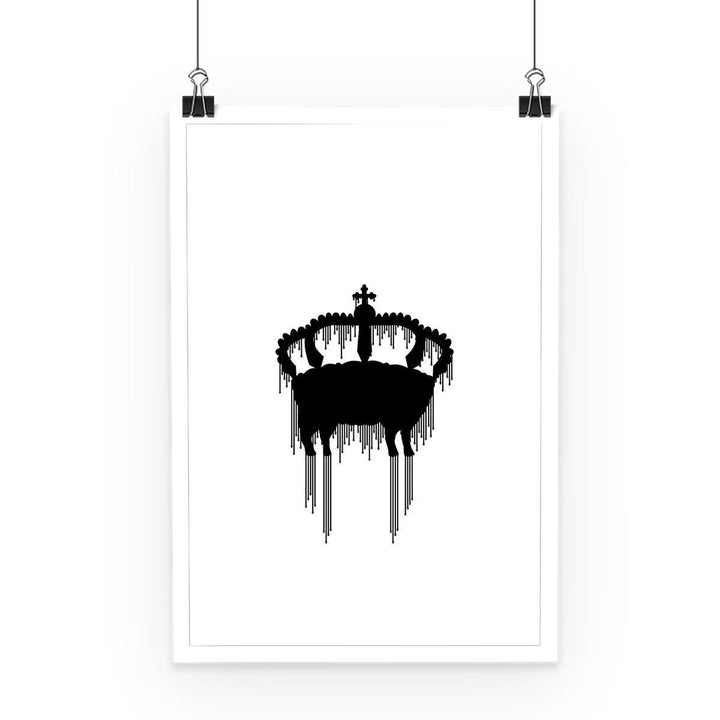 Young and Battaglia Mineheart drip logo black Poster