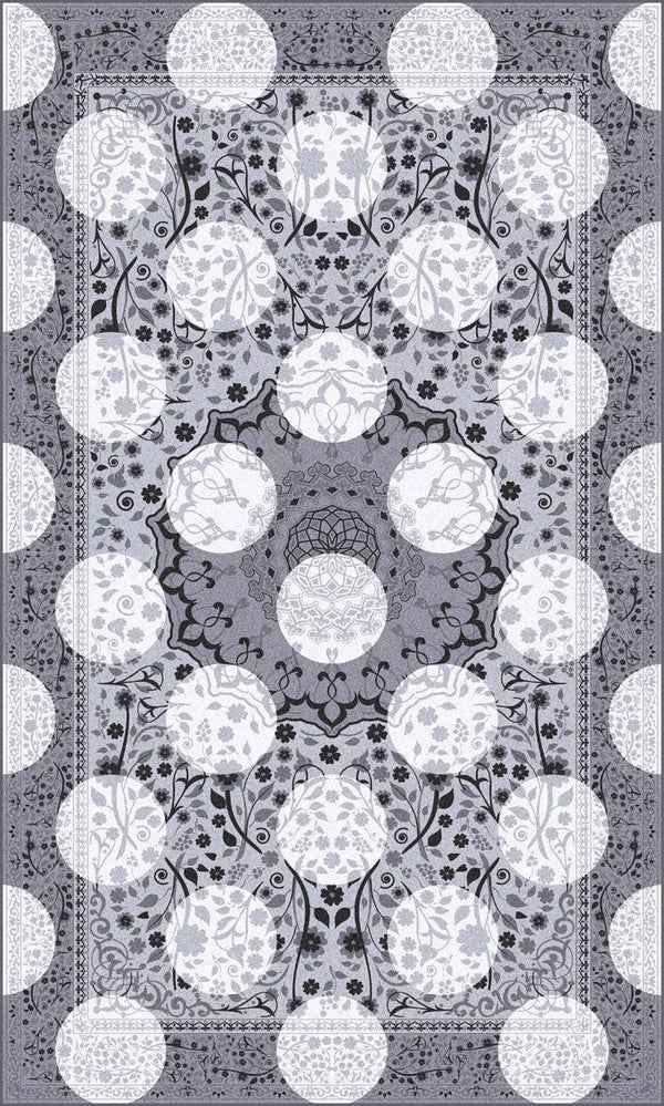 Young and Battaglia Monochrome Magic Rug