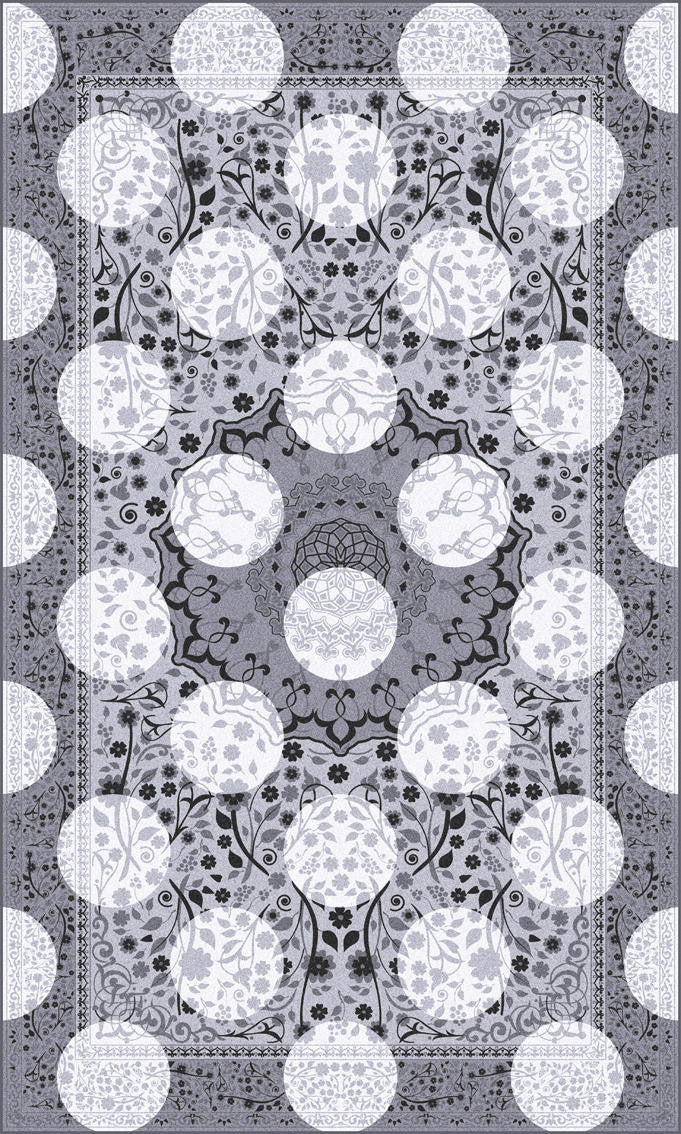 Young and Battaglia Monochrome Magic Rug