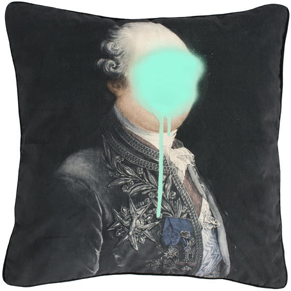 Young and Battaglia Monsieur Mint cushion