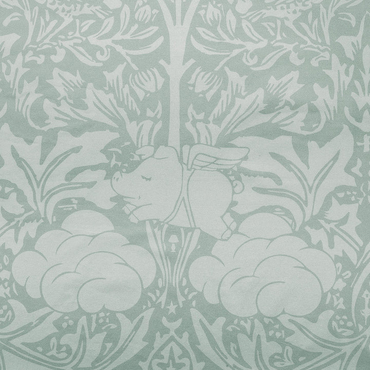 Young and Battaglia Morris Dream Fabric- Minty egg blue