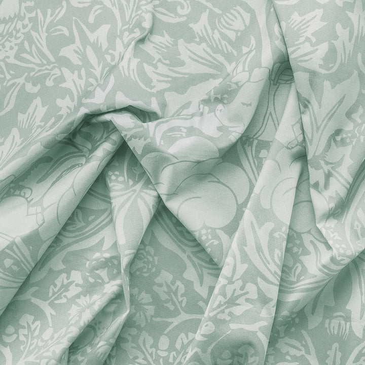 Young and Battaglia Morris Dream Fabric- Minty egg blue