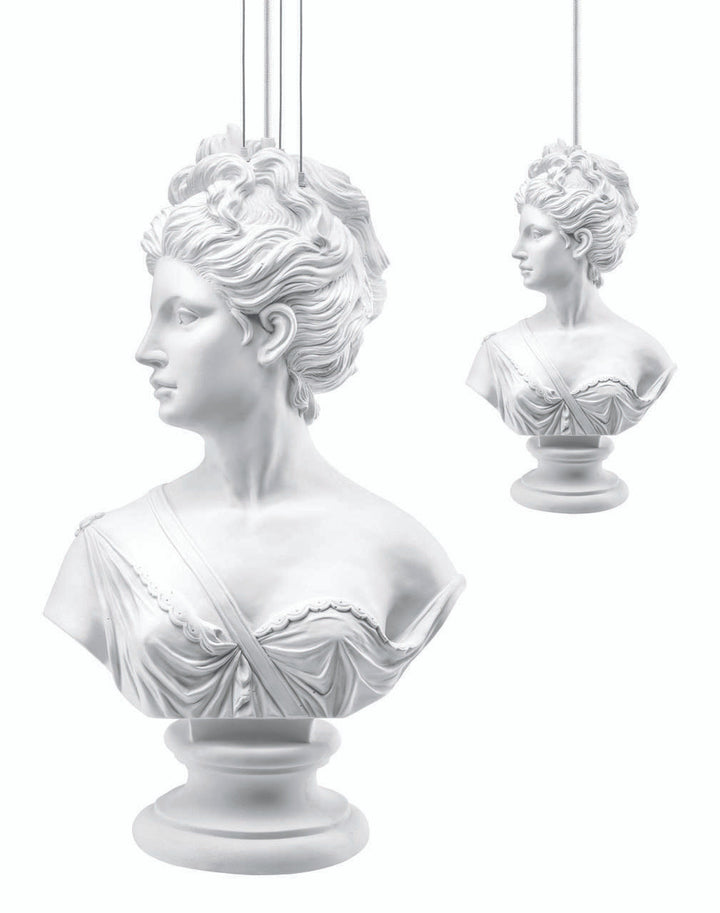 Young and Battaglia Muse Statue Lamp - XL