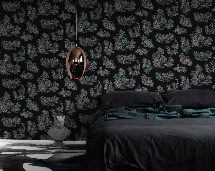 Young and Battaglia Once Upon Our Time wallpaper - Black
