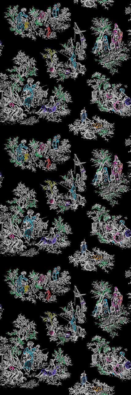 Young and Battaglia Once Upon Our Time wallpaper - Black
