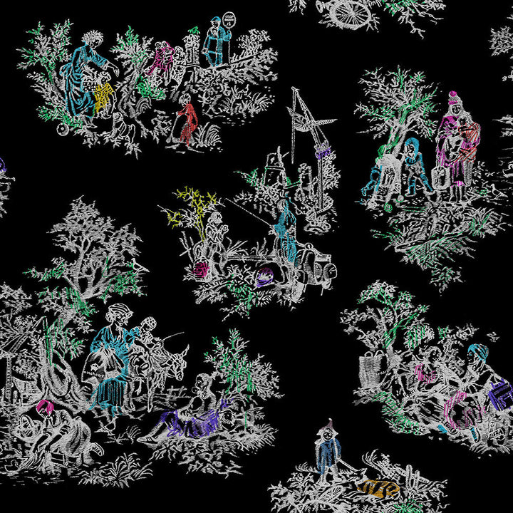 Young and Battaglia Once Upon Our Time wallpaper - Black