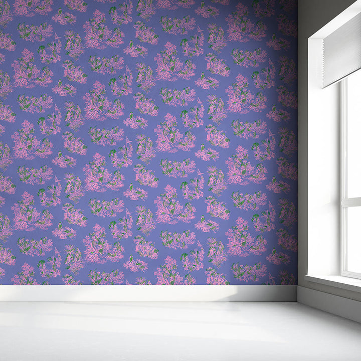 Young and Battaglia Once Upon Our Time wallpaper -Purple