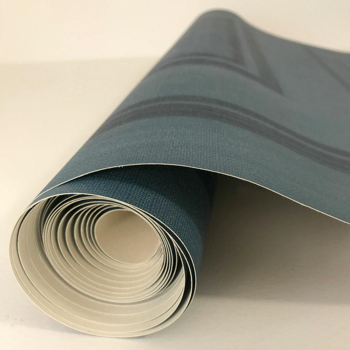 Young and Battaglia Petrol Panelling Wallpaper
