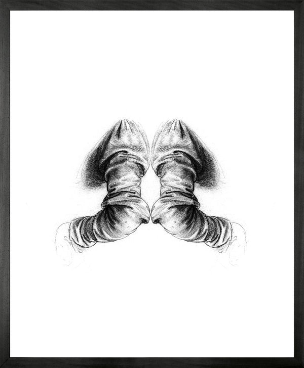 Young and Battaglia Reflection Of Anatomy Framed Printed Canvas