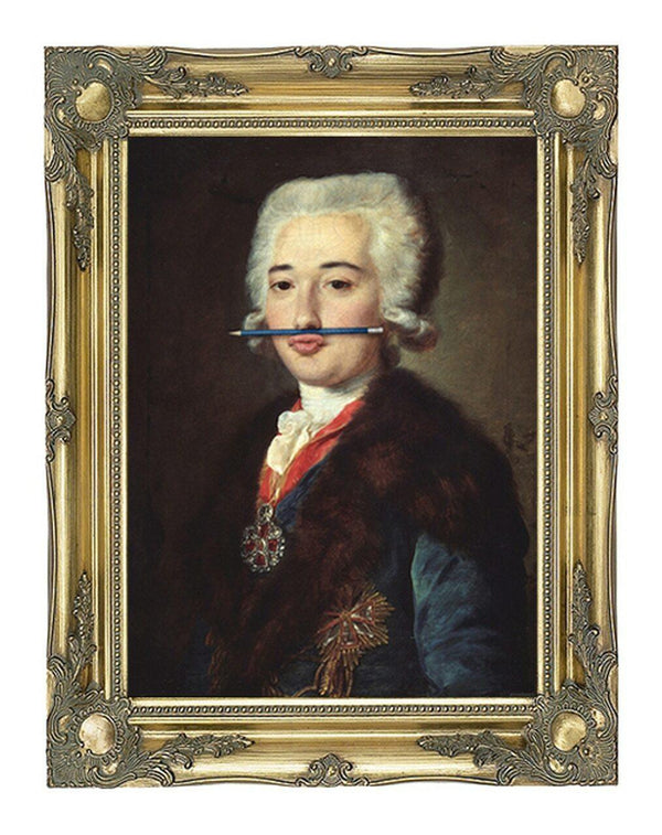 Young and Battaglia The Blue Pencil Canvas