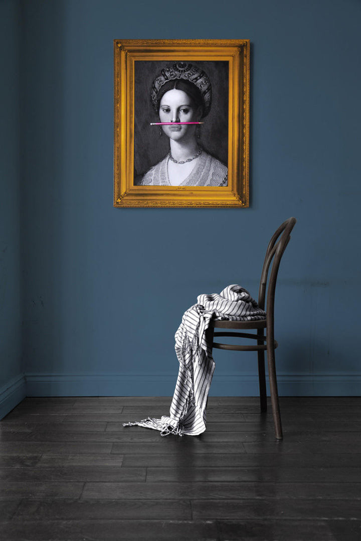 Young and Battaglia The Pink Pencil Canvas