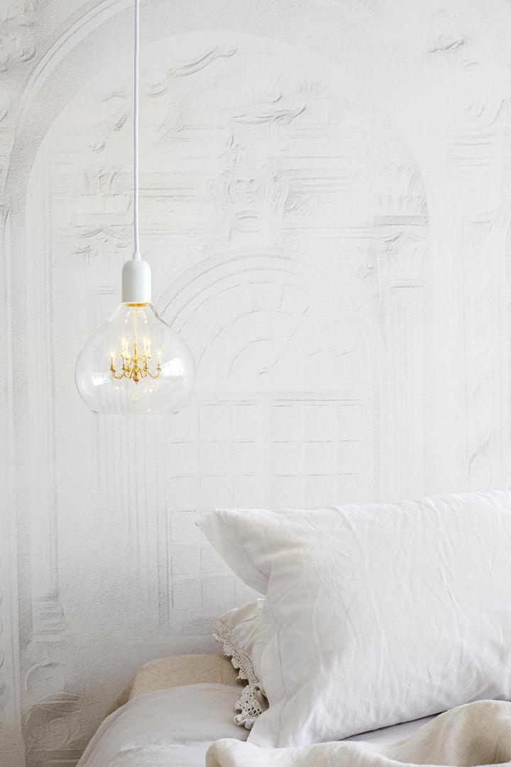 Young and Battaglia White King Edison Pendant Lamp