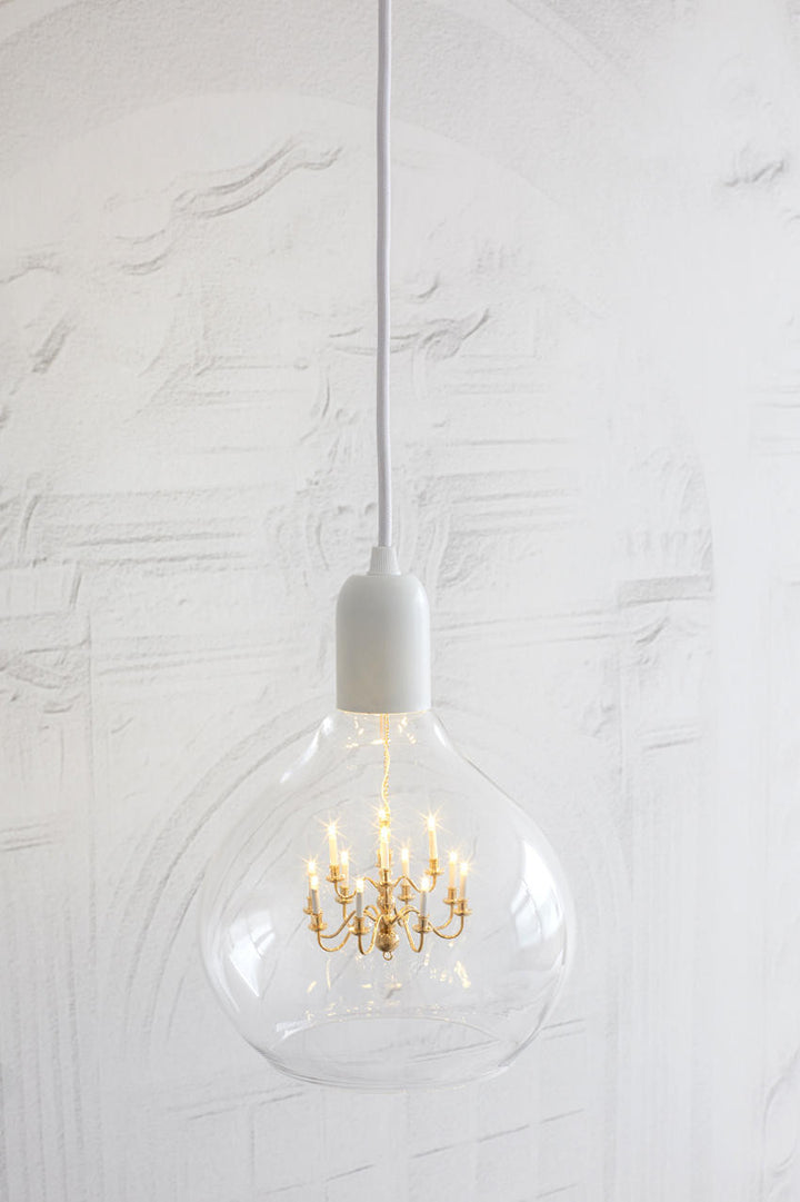 Young and Battaglia White King Edison Pendant Lamp