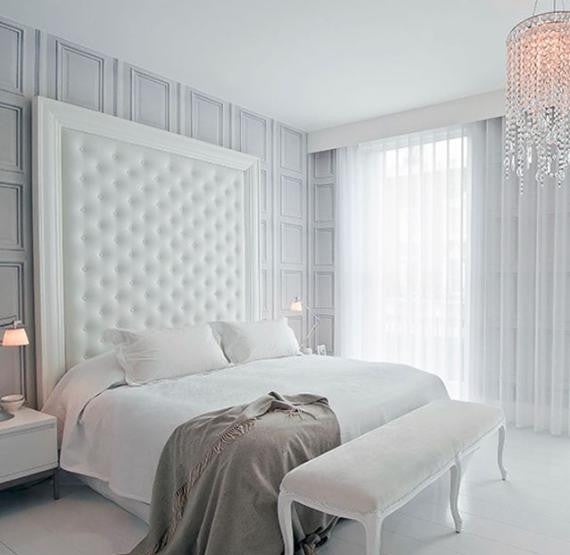 Young & Battaglia White Panelling Wallpaper 
