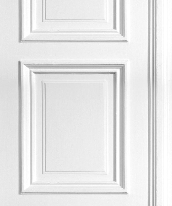 Young and Battaglia White Panelling Wallpaper