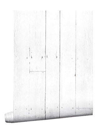 Young and Battaglia White Plank Wallpaper
