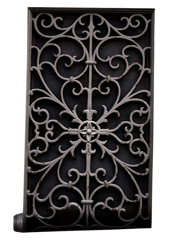Young and Battaglia Wrought Metal Gate Wallpaper