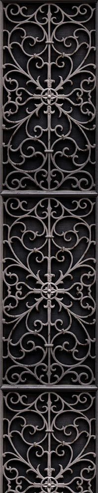 Young and Battaglia Wrought Metal Gate Wallpaper
