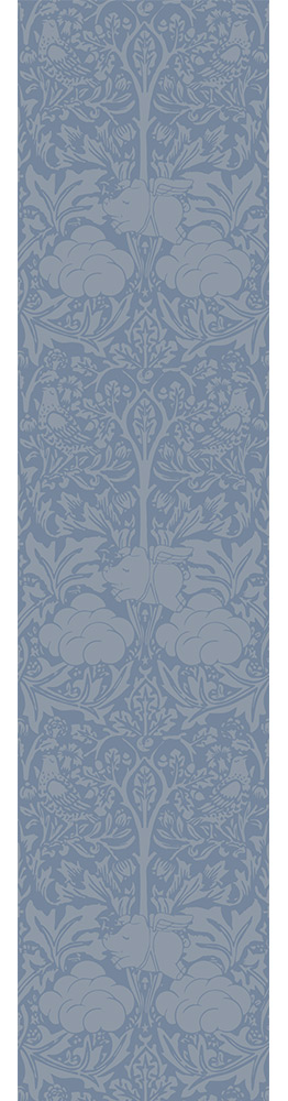blue grey morris dream wallpaper pattern