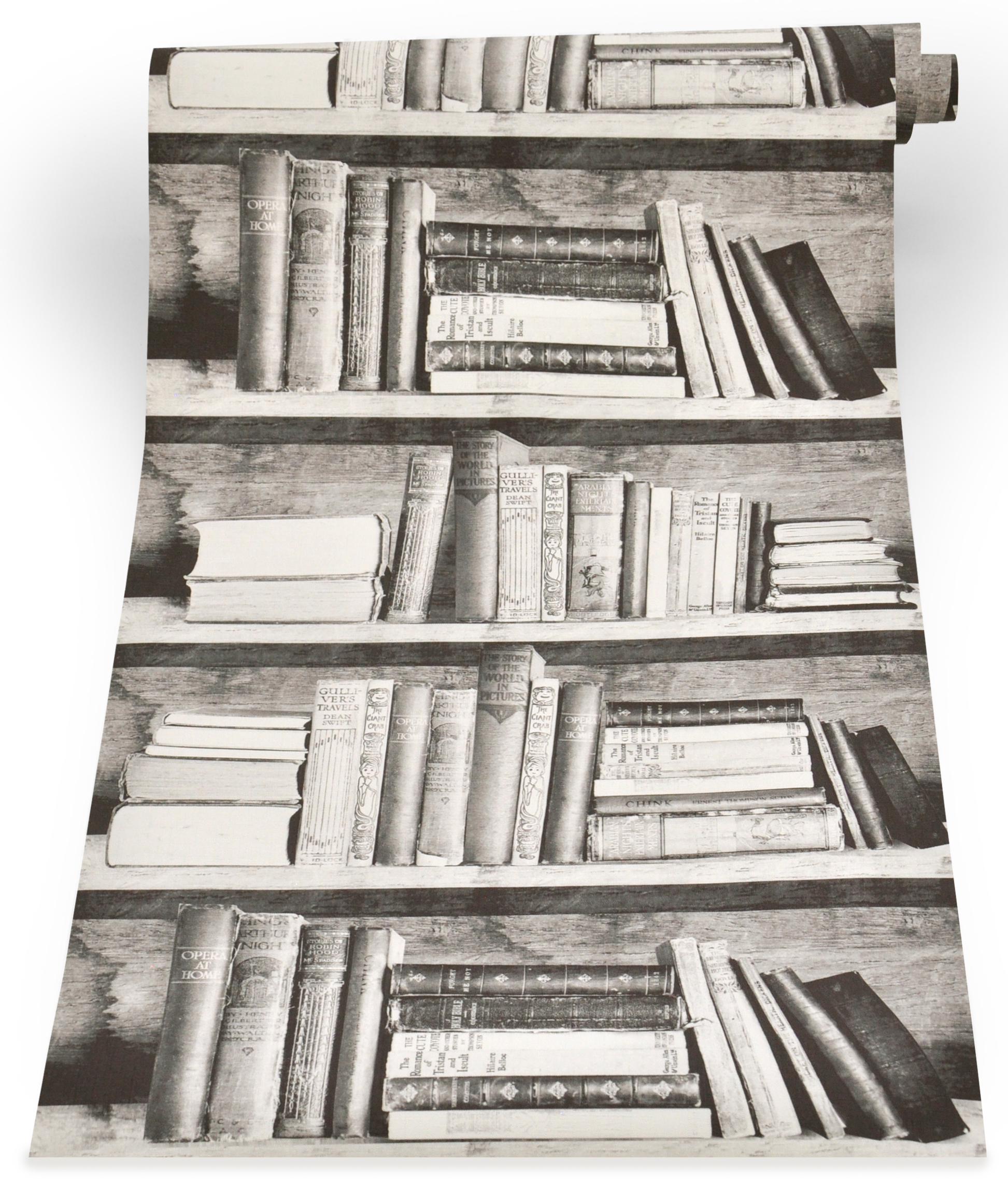 Photocopy Bookshelf Wallpaper