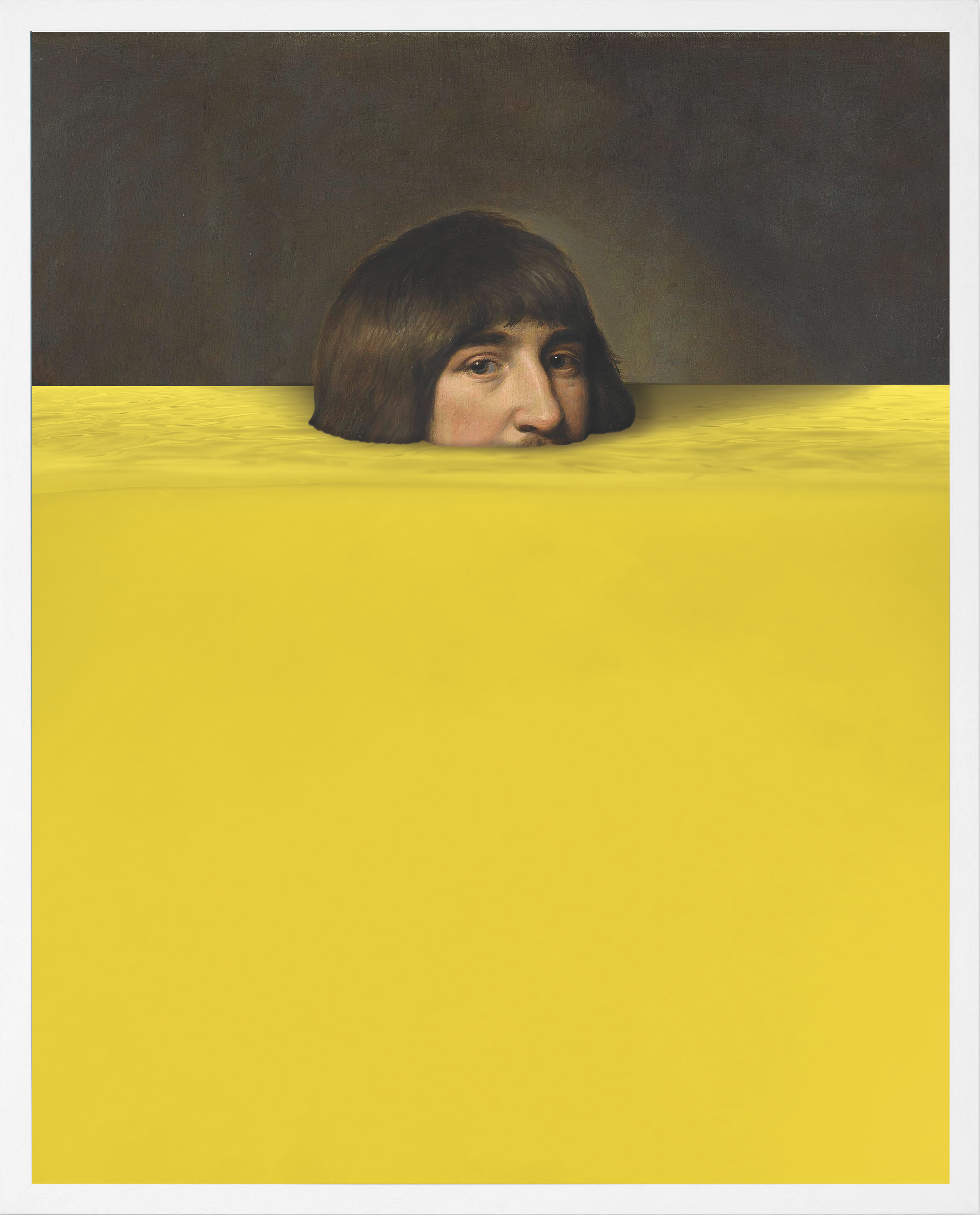 Submerged 7 Pantone Yellow Wall art