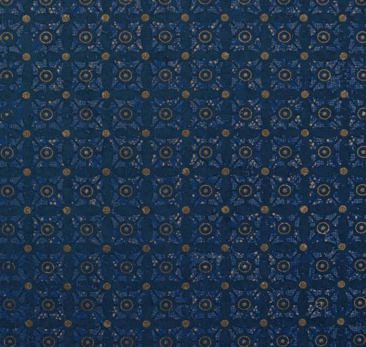 Classico Tile Pattern wallpaper - Marine Blue